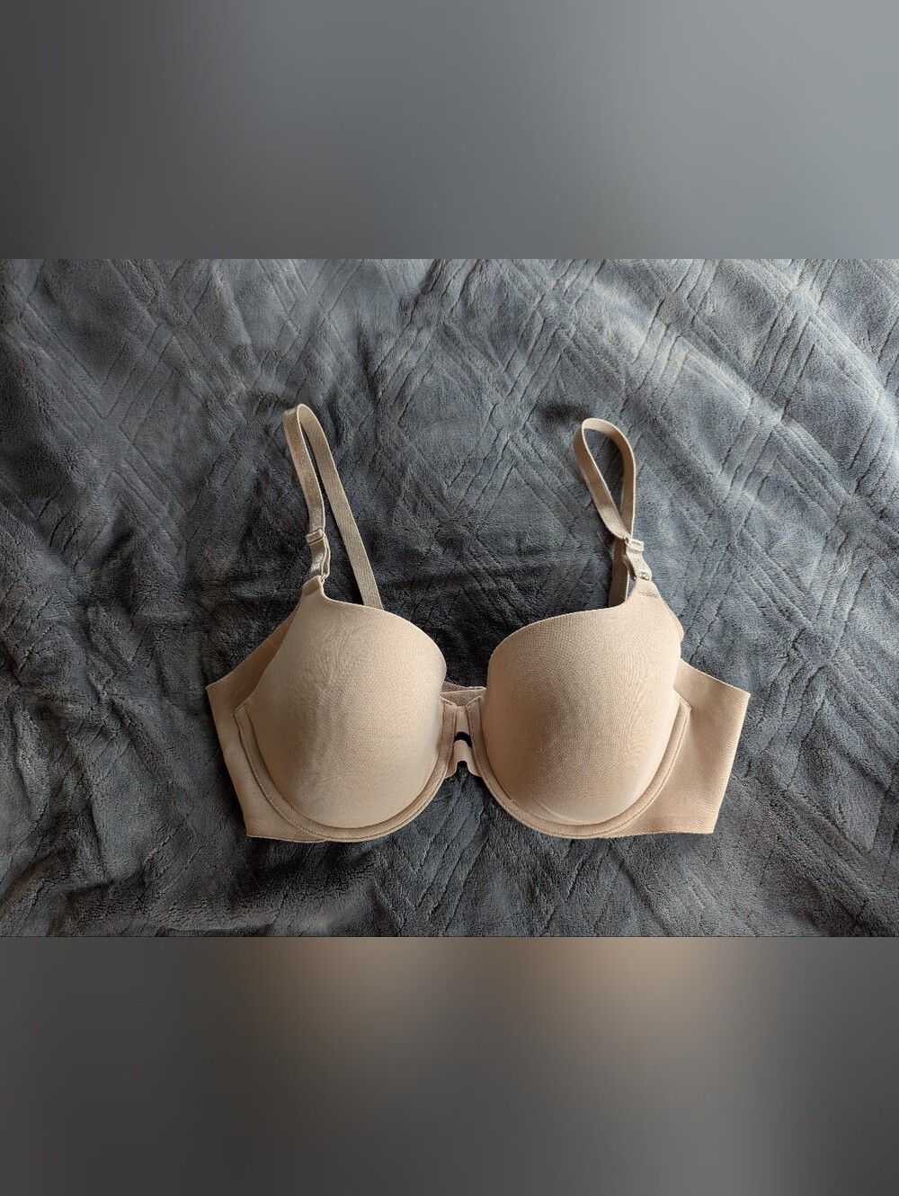 Warner's Beige Molded T-Shirt Bra - Smooth Nude Support